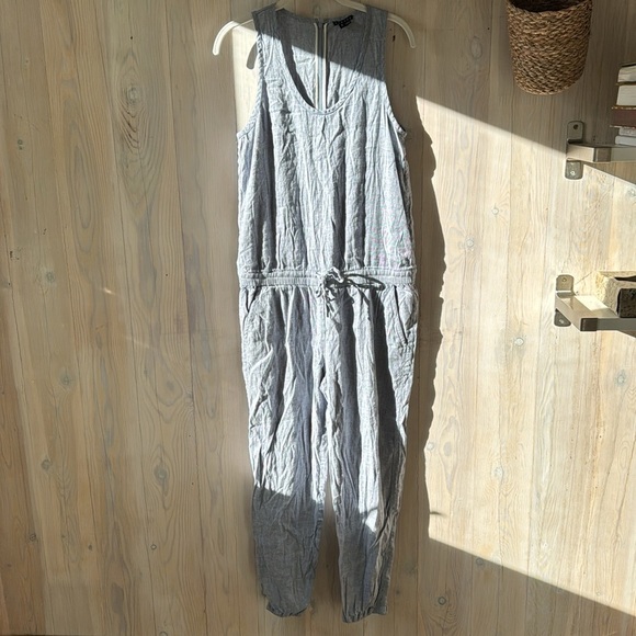 Theory Linen Blend Jumpsuit Size M - Picture 1 of 10